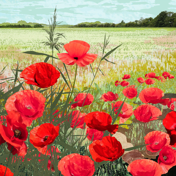 Treescape 18 | Poppies by Claire Gill Fine Art, Image 1.