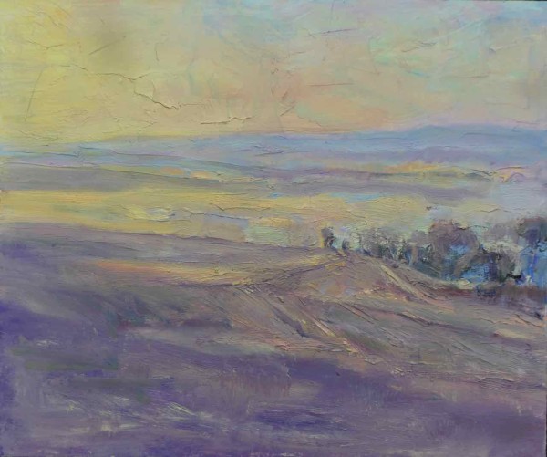 Misty Dawn Light from Houghton Hill by Frances Knight