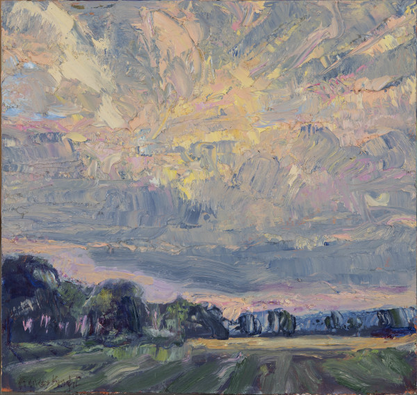 Downland Sunset 2 by Frances Knight