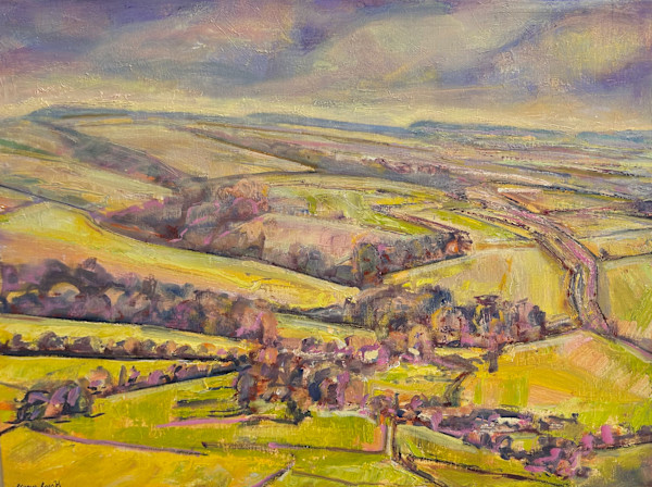October Day Towards North Stoke by Frances Knight, Image 2.