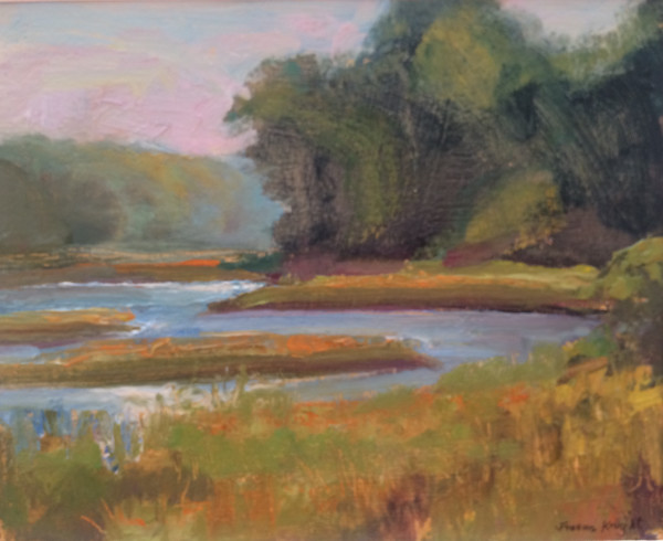 October Morning Ebbing TIde by Frances Knight