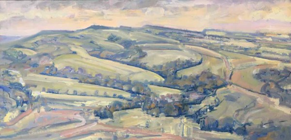 Amberley Mount In Summer by Frances Knight
