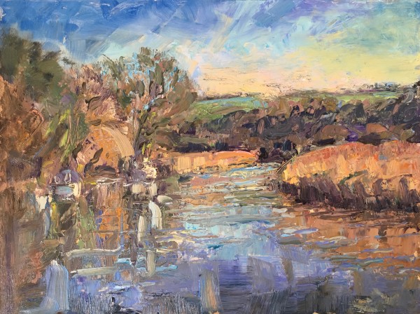 January Morning River by Frances Knight