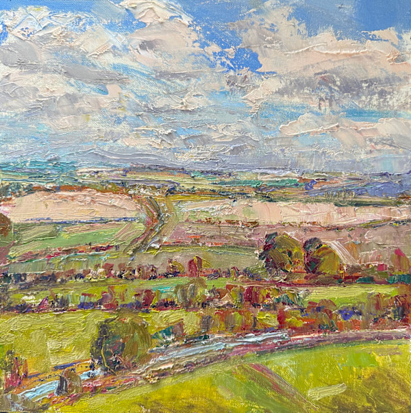 Autumn Light Arun Valley 2 by Frances Knight