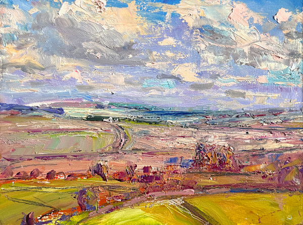 Autumn Light Arun Valley by Frances Knight