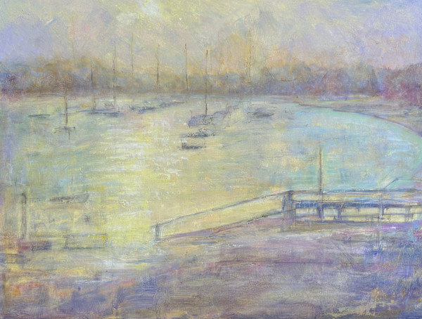 Early Morning Light Impression Itchenor by Frances Knight