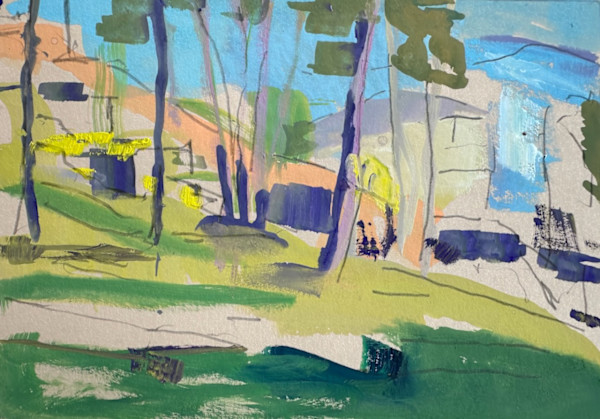 Morning Sunlight and Shadows Chamba 4 by Frances Knight