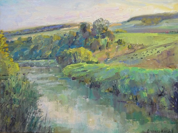 Peaceful Evening River Arun by Frances Knight
