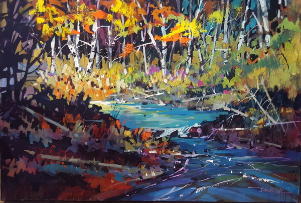 Pretty River Autumn  by Brian Buckrell