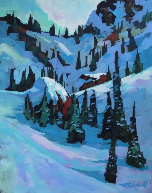 Shapes of Blackcomb by Brian Buckrell
