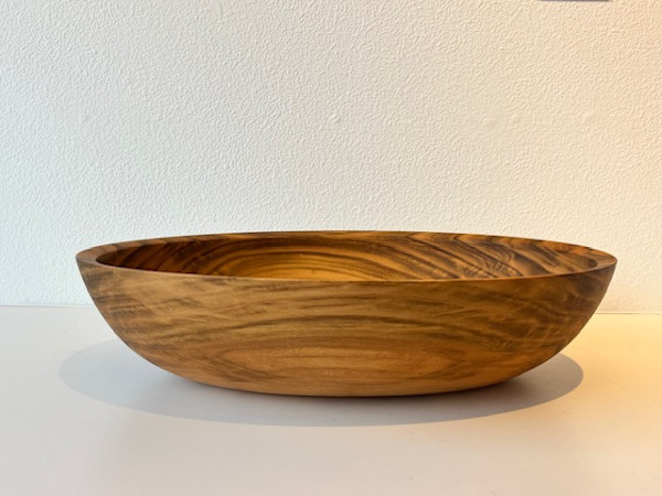 Cherry Oval Bowl #159 by Dale Larson, Image 1.