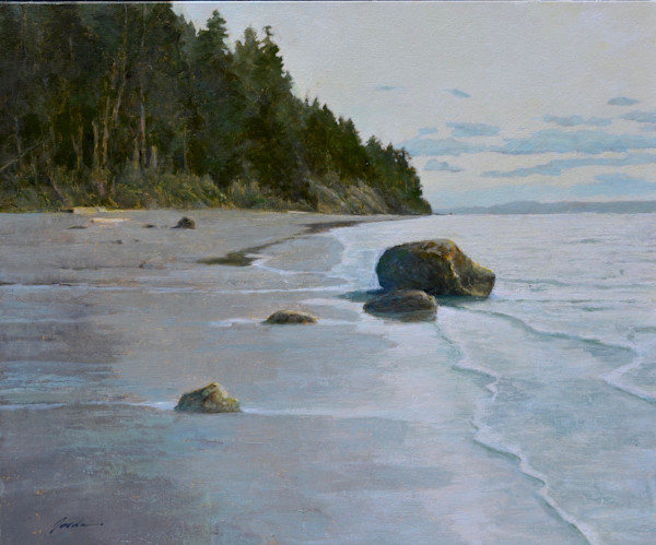 Beach Rocks, Whidbey Island by Pete Jordan