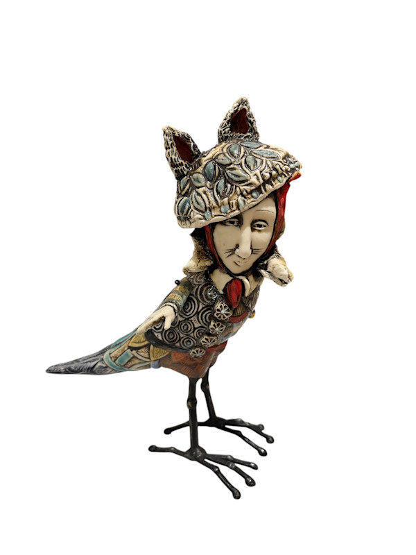 Birdman Red Scarf by John and Robin Gumaelius