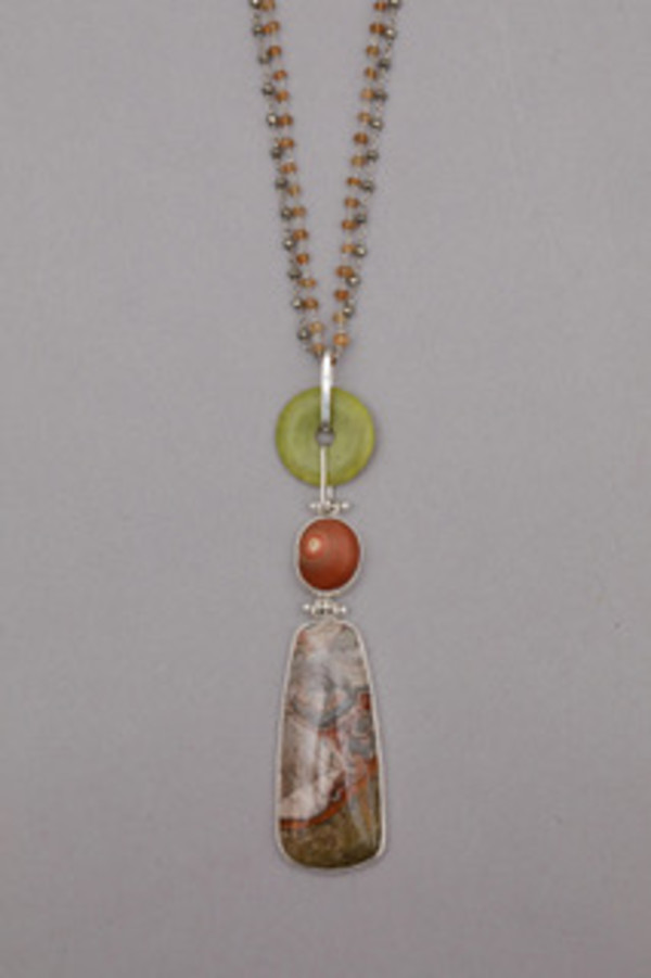 Mushroom Jasper Necklace by Denise Barr, Image 1.