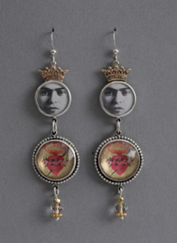 Queen Freda earrings by Denise Barr