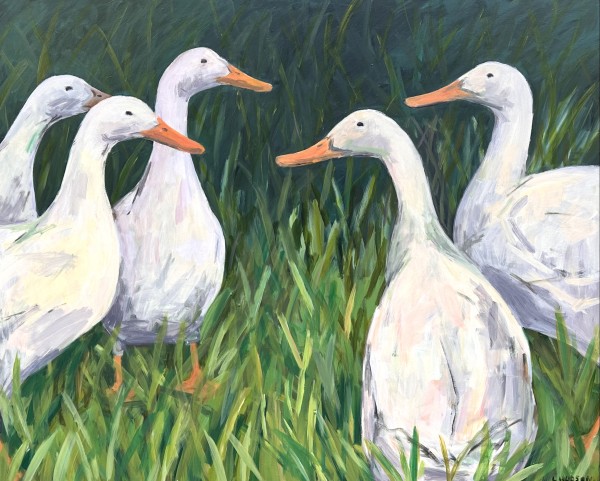 Duck Gathering by Laura Hudson