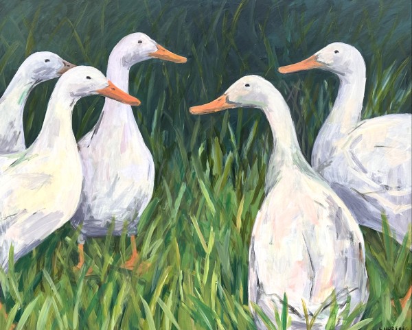 Duck Gathering by Laura Hudson