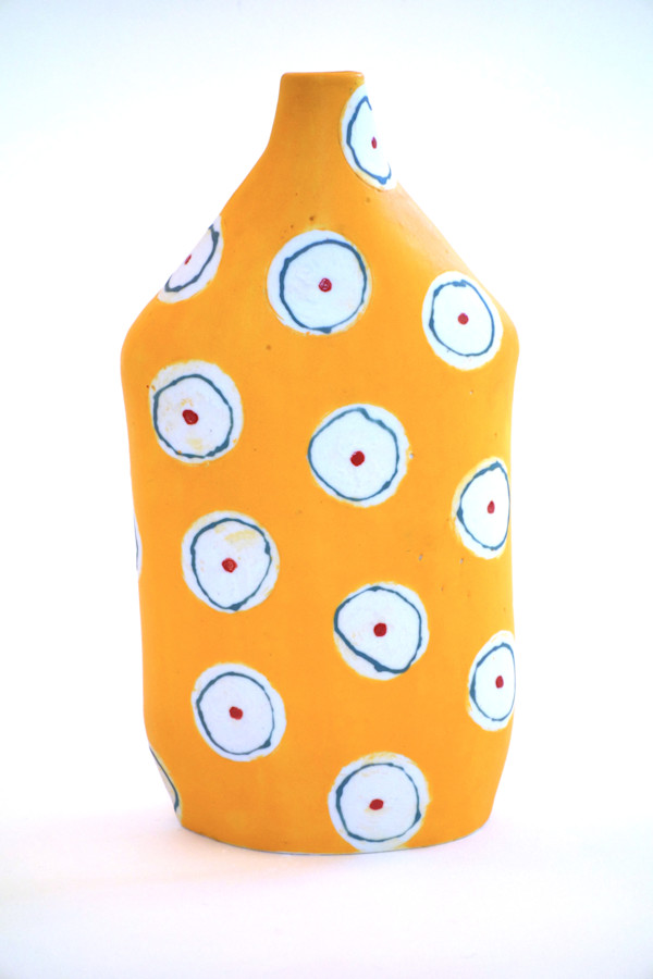 Gold Google Eye Bottle by Christine Westergaard