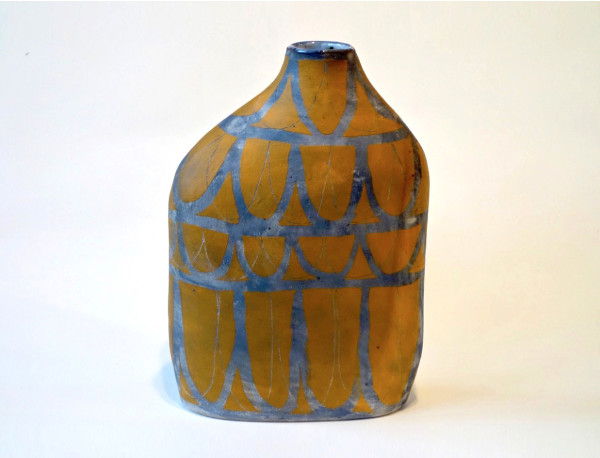 Gold Scalloped Bottle by Christine Westergaard