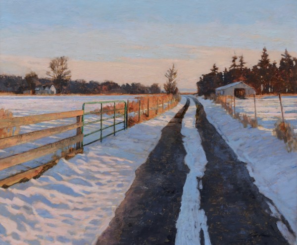 Green Gate, Whidbey Winter by Pete Jordan