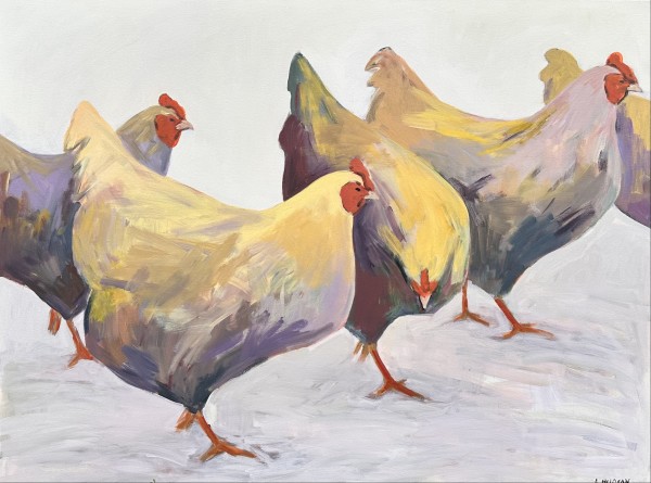 Heggenes Hens by Laura Hudson