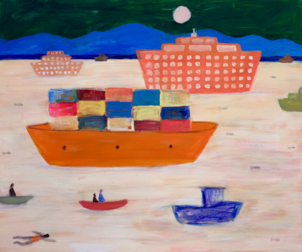 Shared Shipping Lanes by Laura Hudson