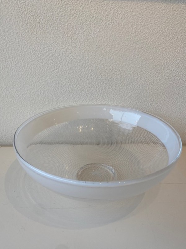 Reticello/Encalmo Bowl (white) by Katrina Hude