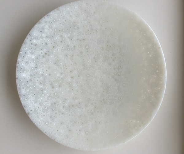 Medium Round Bowl - white by Robin Kittleson