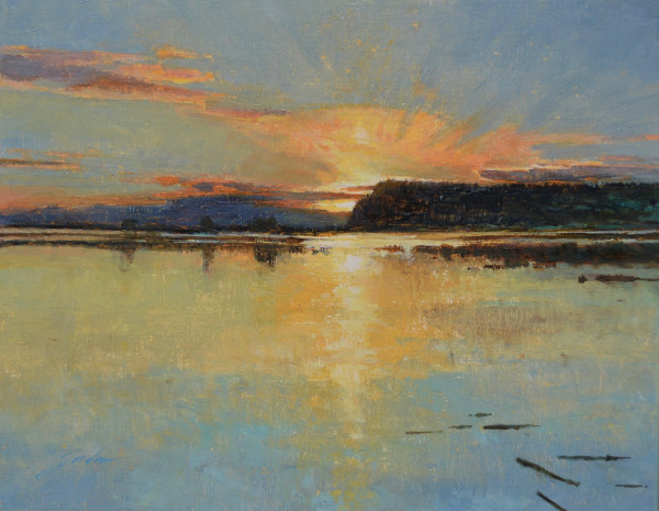 Sunset at High Tide by Pete Jordan
