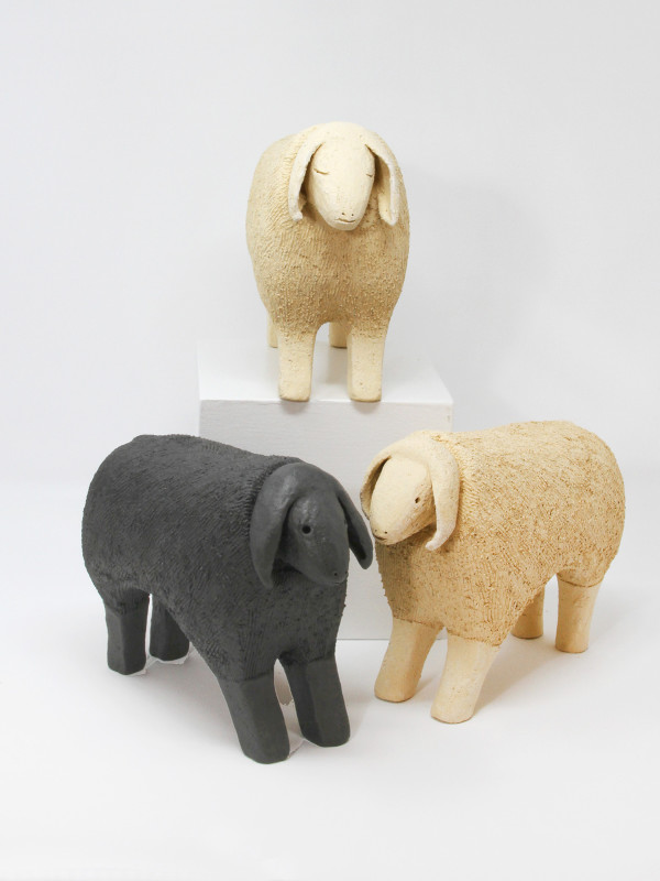 Sheep (available in white or black) by Makiko Ichiura