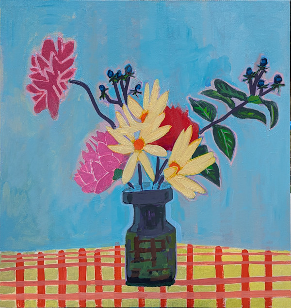 Skinny Dahlias by Mary Tapp