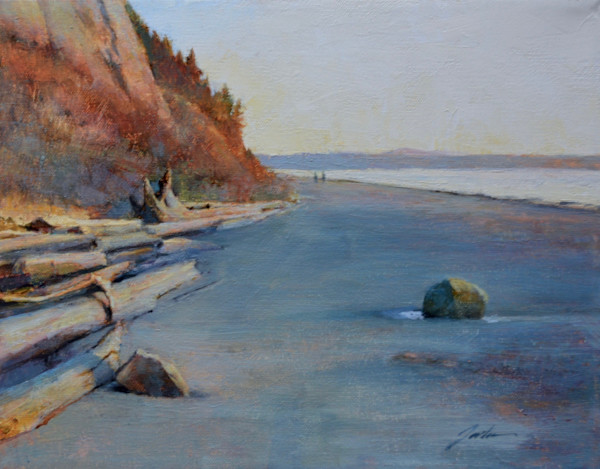 Sunrise, Double Bluff Beach by Pete Jordan