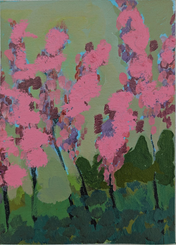 Pink Spires by Mary Tapp