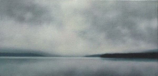 Shoreline In Soft Greys by Christie Scheele