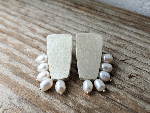 Snowberry Earrings by Sara Owens
