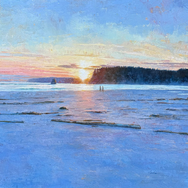 Sunset Beach Walk by Pete Jordan