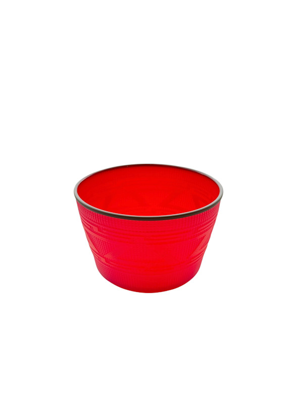 Tlingit Basket (Smoke/Red) by Preston Singletary