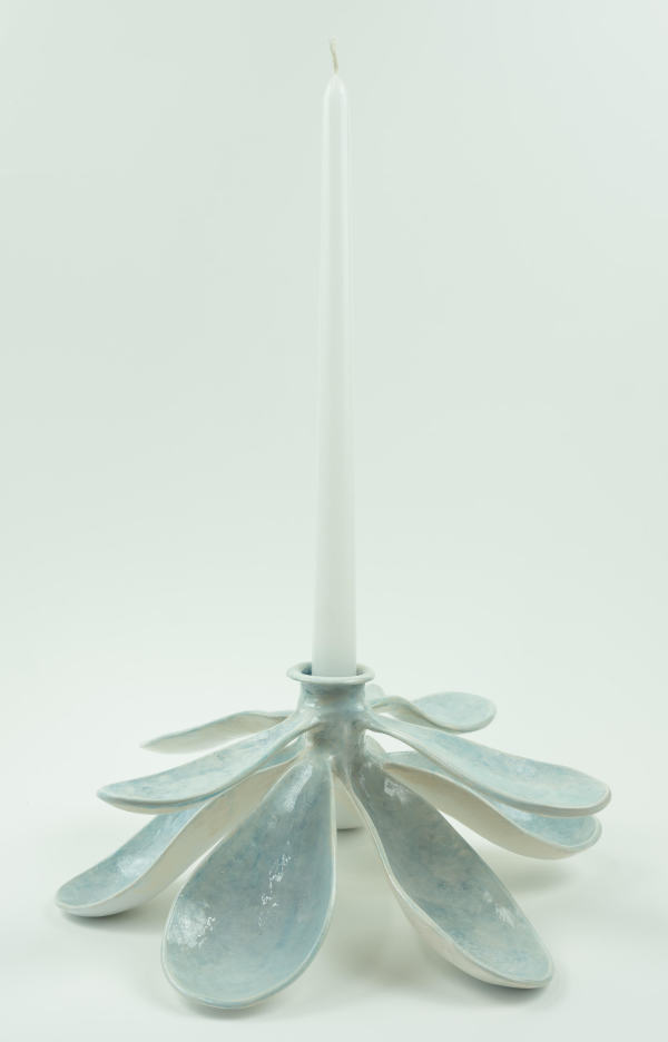 Primula candlestick by Jean Whitesavage