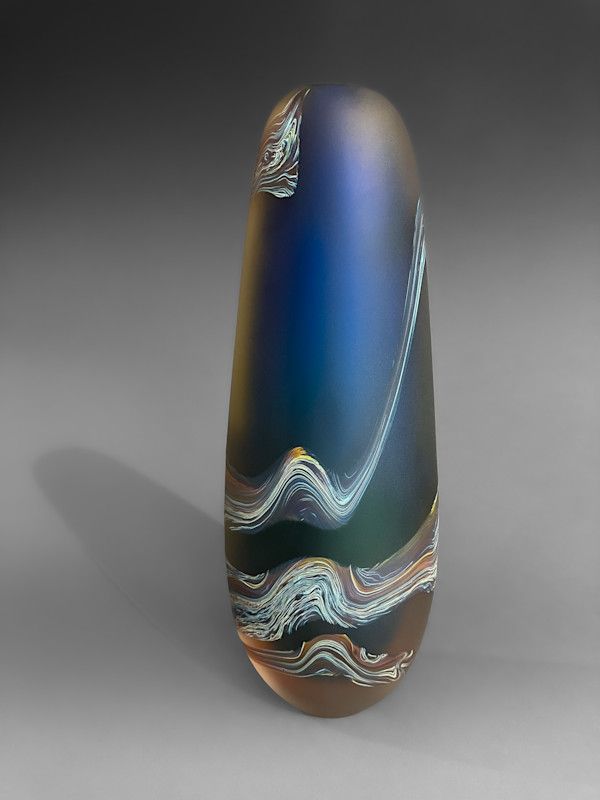 Wishing Stone Dk Blue by Kelly O'Dell