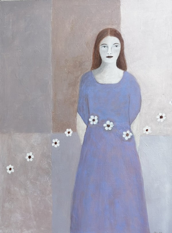 Woman with Flower Belt by Zue Stevenson