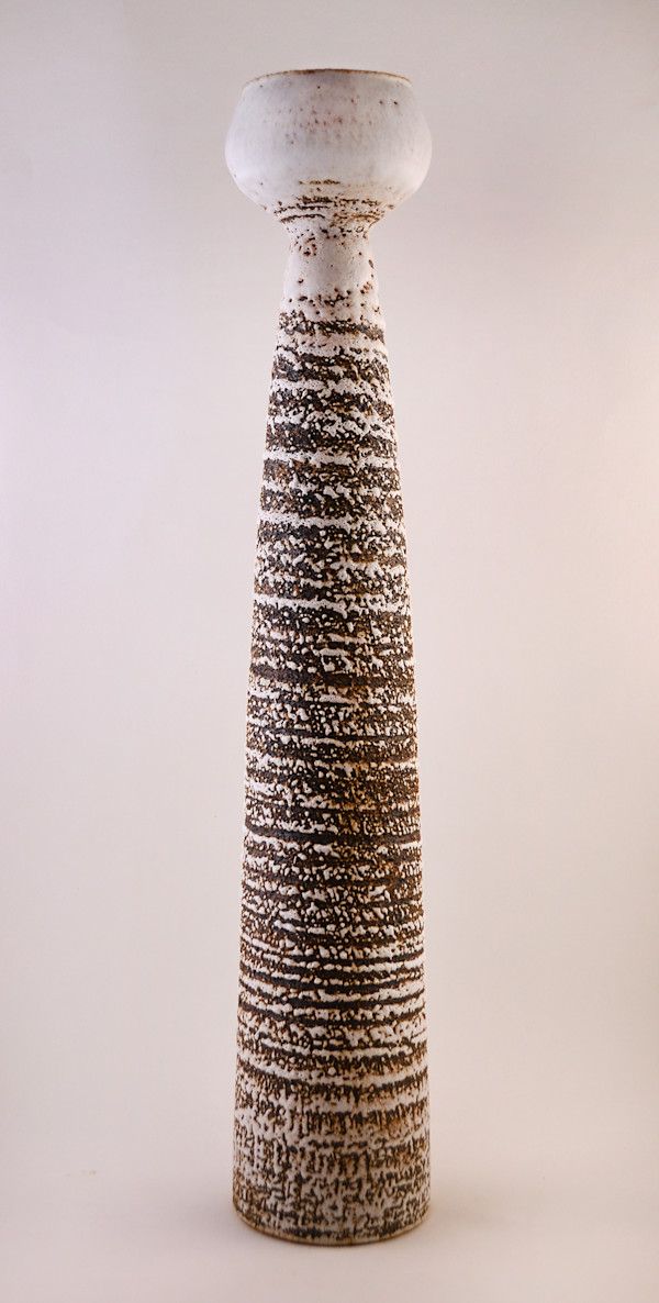 Tall White Bell Bottle by Brian O'Neill