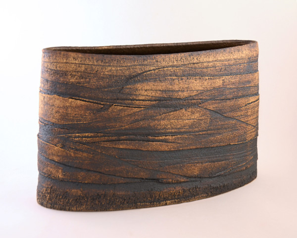 Banded Iron Oval Wedge by Brian O'Neill, Image 1.