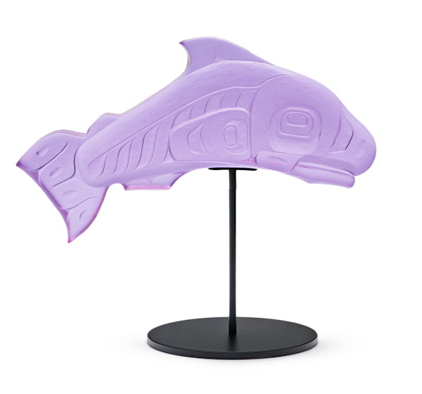 Salmon, Down Tail by Preston Singletary