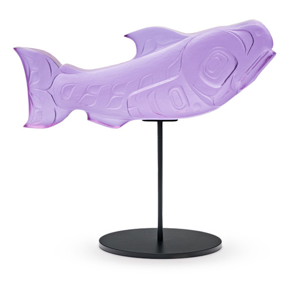 Salmon, Tail Up by Preston Singletary