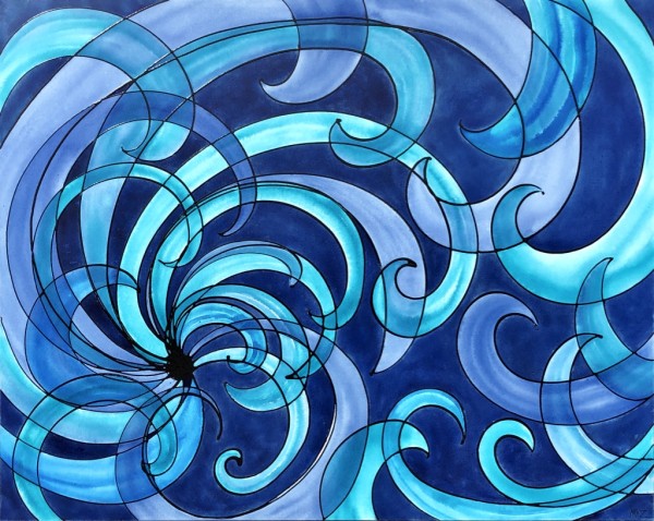 Gravitational Waves Moment by Melynda Van Zee
