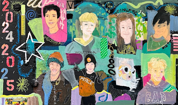 Family Portrait - New Year's Eve 2024-2025 collaboration by Ellen Dieter
