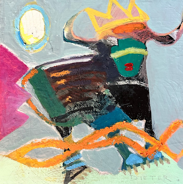 Running Bull by Ellen Dieter