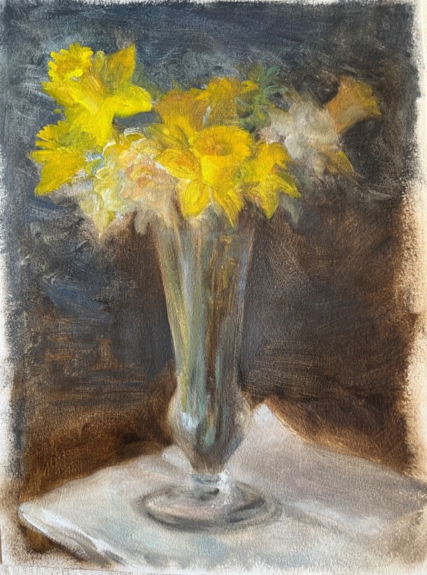 Fresh Morning Daffodils by Thimgan Hayden