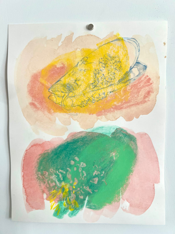 Tidepool Mussel and Energetic Remnant by Melissa Mohammadi