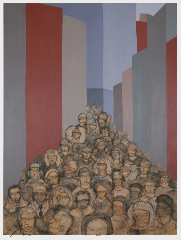 Faces In The Crowd by Judy Vienneau